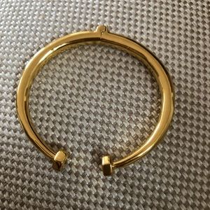 Gold cuff bracelet